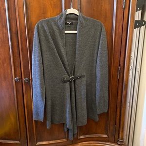 Gray clasp front cardigan size medium